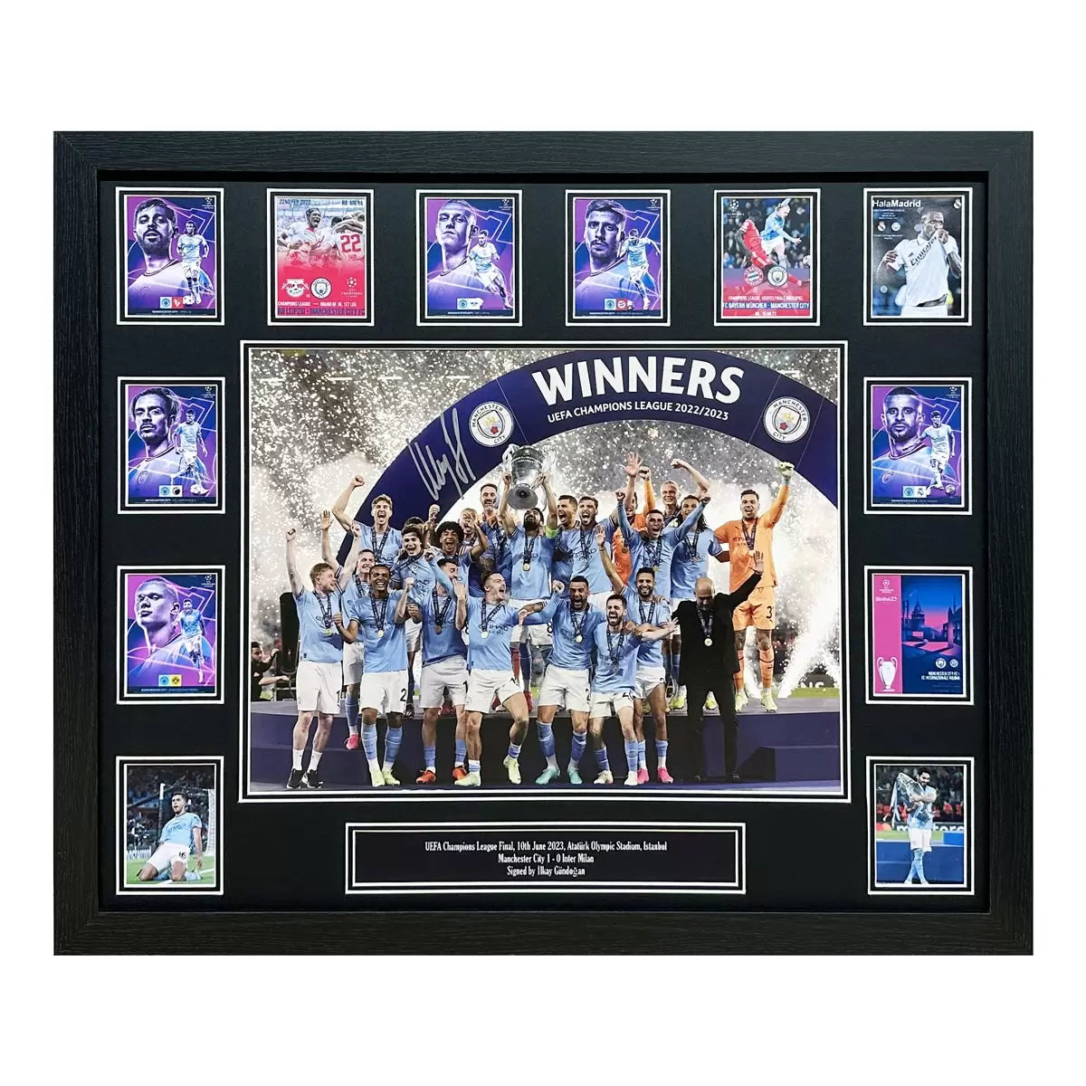 Ilkay Gundogan Signed Champions League Winner Photo | Premium Display