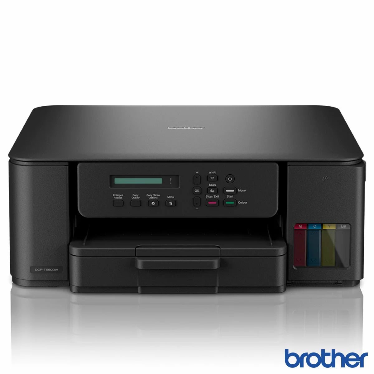 Brother DCP-T580DW 3-in-1 ink tank printer wireless print copy scan A4 colour home office device - 3