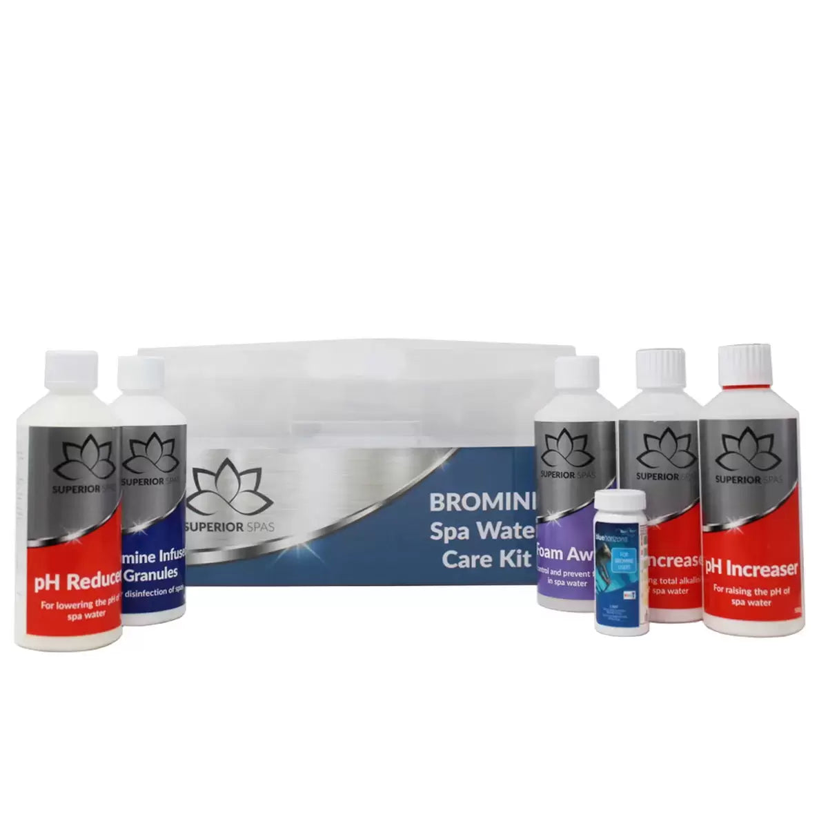 premium bromine spa chemical starter kit for clean hot tub water - 2