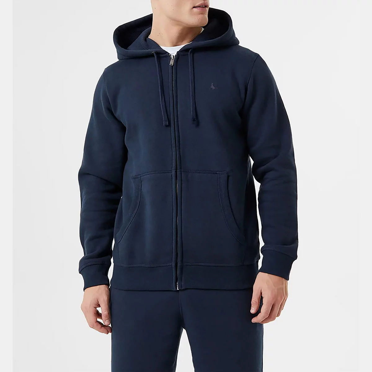 Jack Wills Men's Full Zip Hoody with fleece-lined fabric and casual everyday fit/4