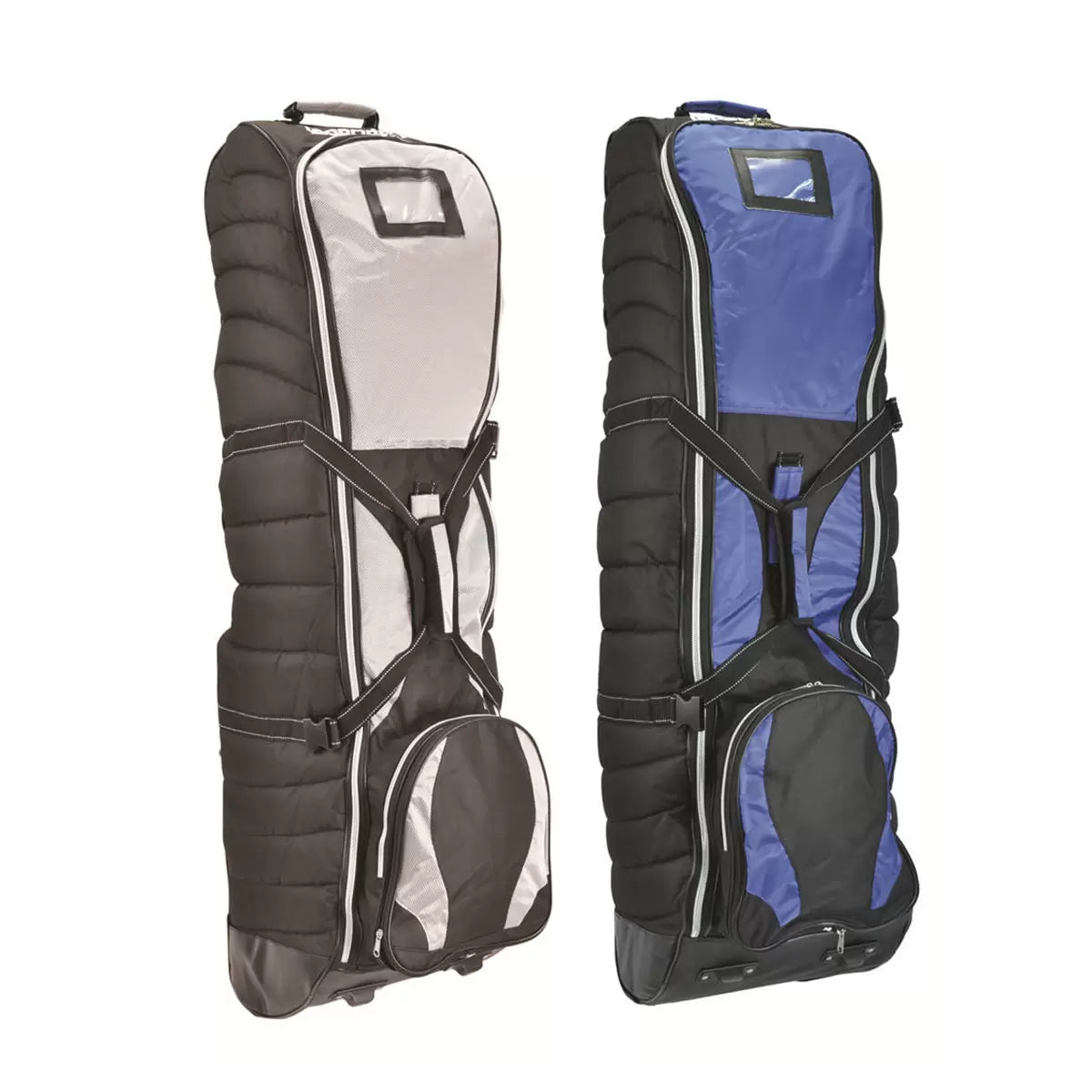 Golf travel cover with wheels for club protection easy transport