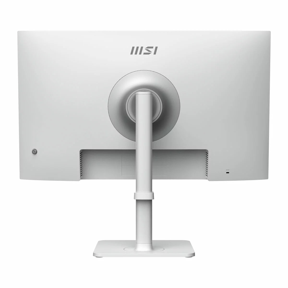 MSI PRO MAX 271PHW E14 27 inch Full HD IPS monitor model 9S6-3PF54H-003 showing its modern white minimalist frame and slim profile design. - 3