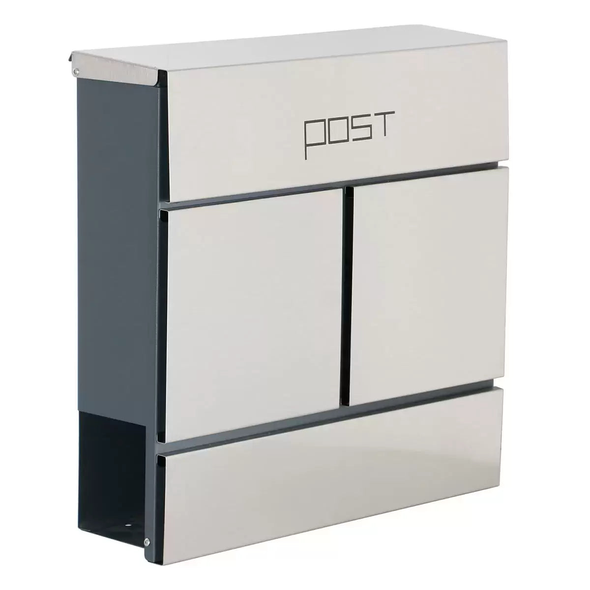 Phoenix stainless steel top loading letter box with secure key lock