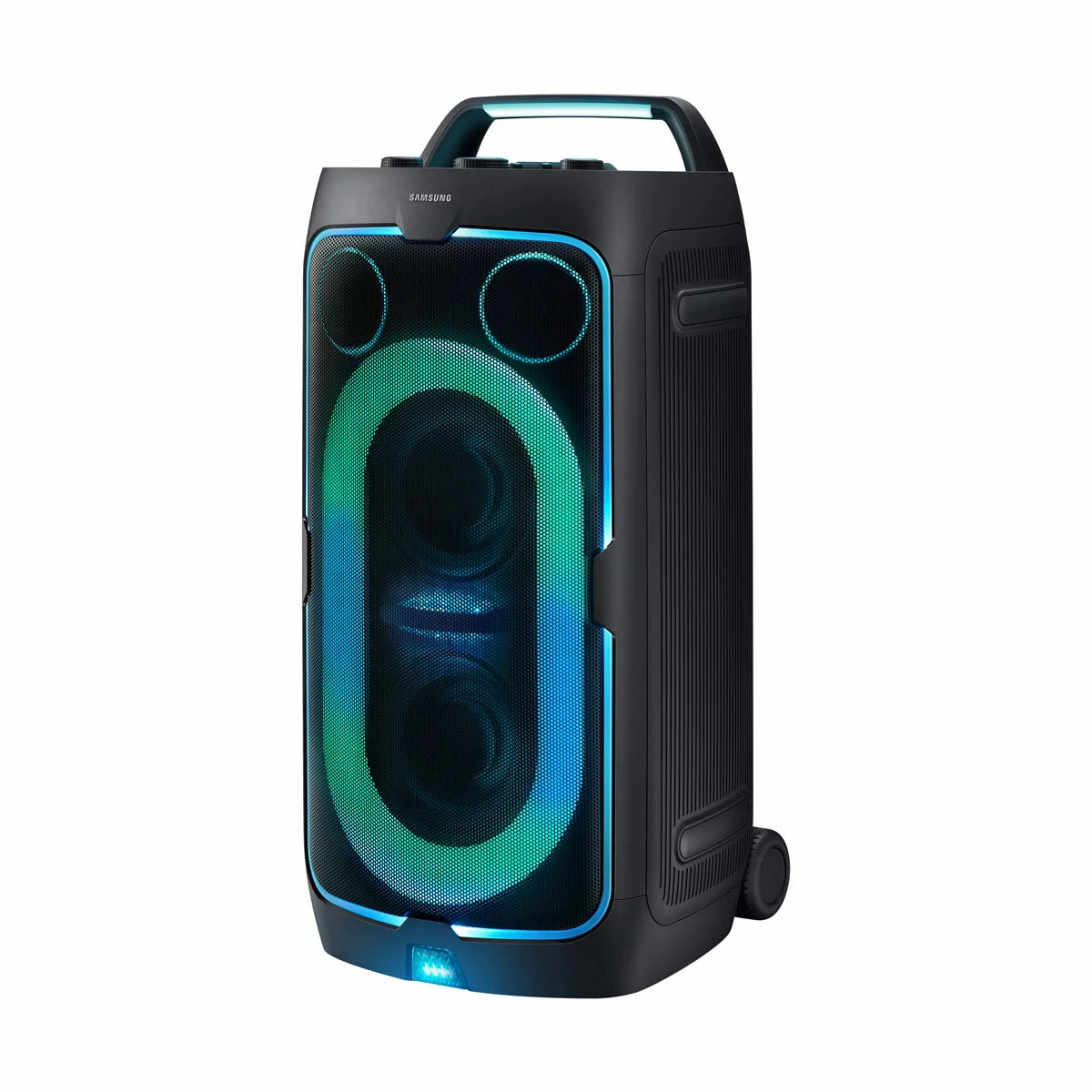 Samsung MX-ST50F/XU tower party speaker with high power bass and Bluetooth connectivity for immersive party and outdoor entertainment sound