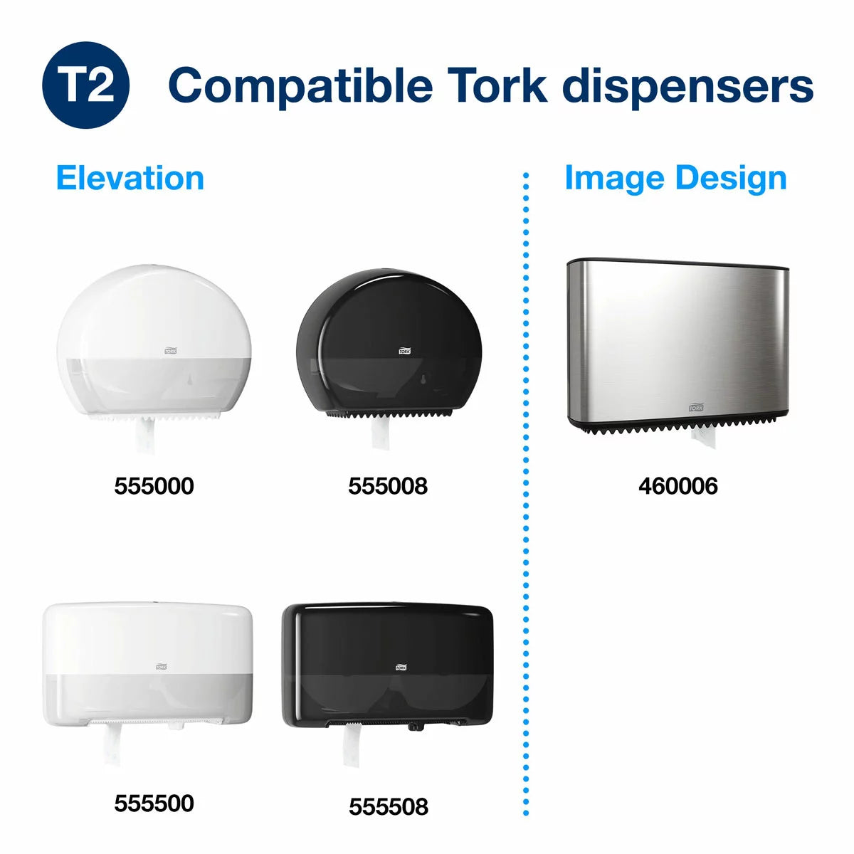 Tork Mini Soft Jumbo Premium Toilet Roll 12 rolls of 170m for commercial washrooms and high-traffic facilities