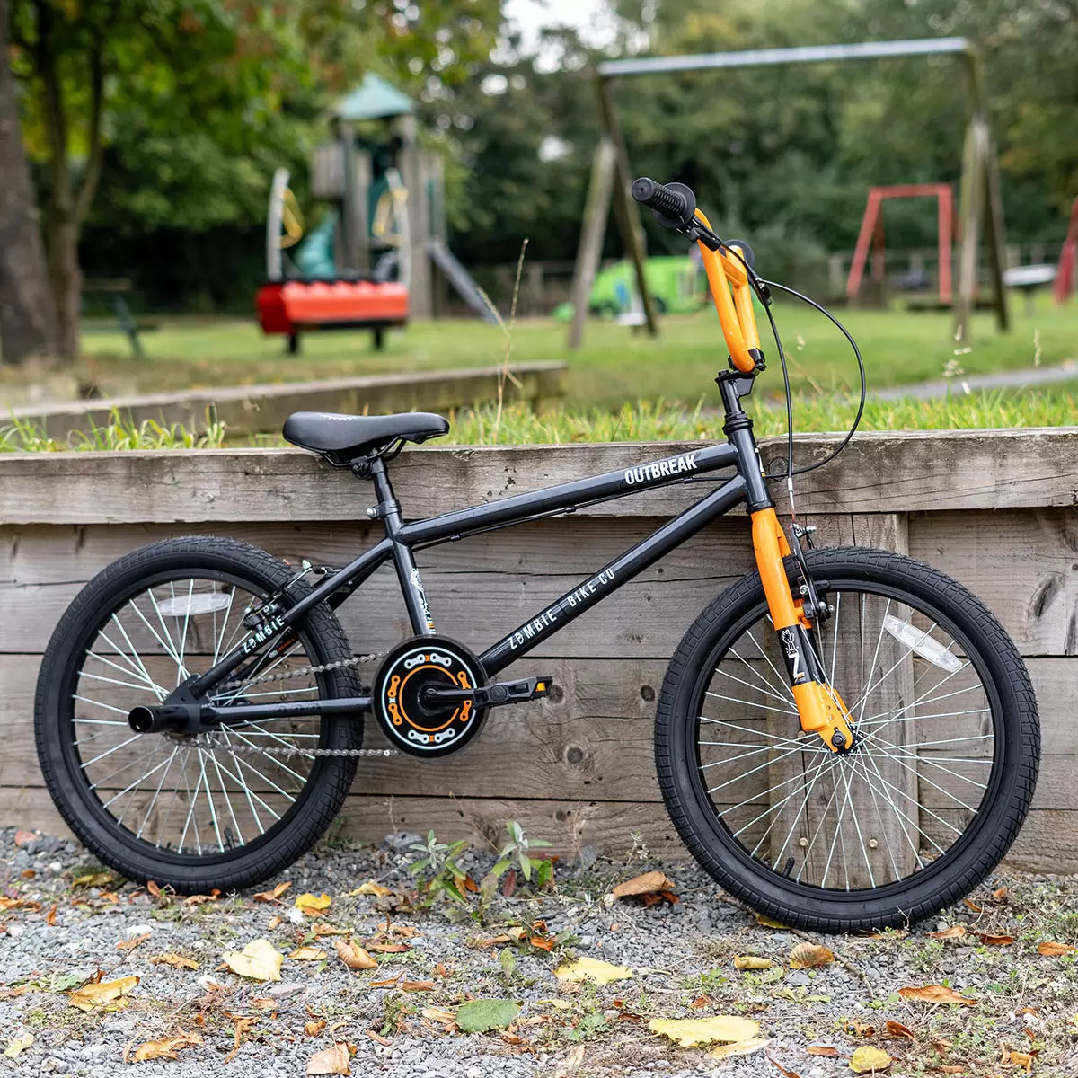 Zombie Outbreak BMX Bike 20" Wheel (12" Frame) Grey | Durable Freestyle Ride | Kids & Teens