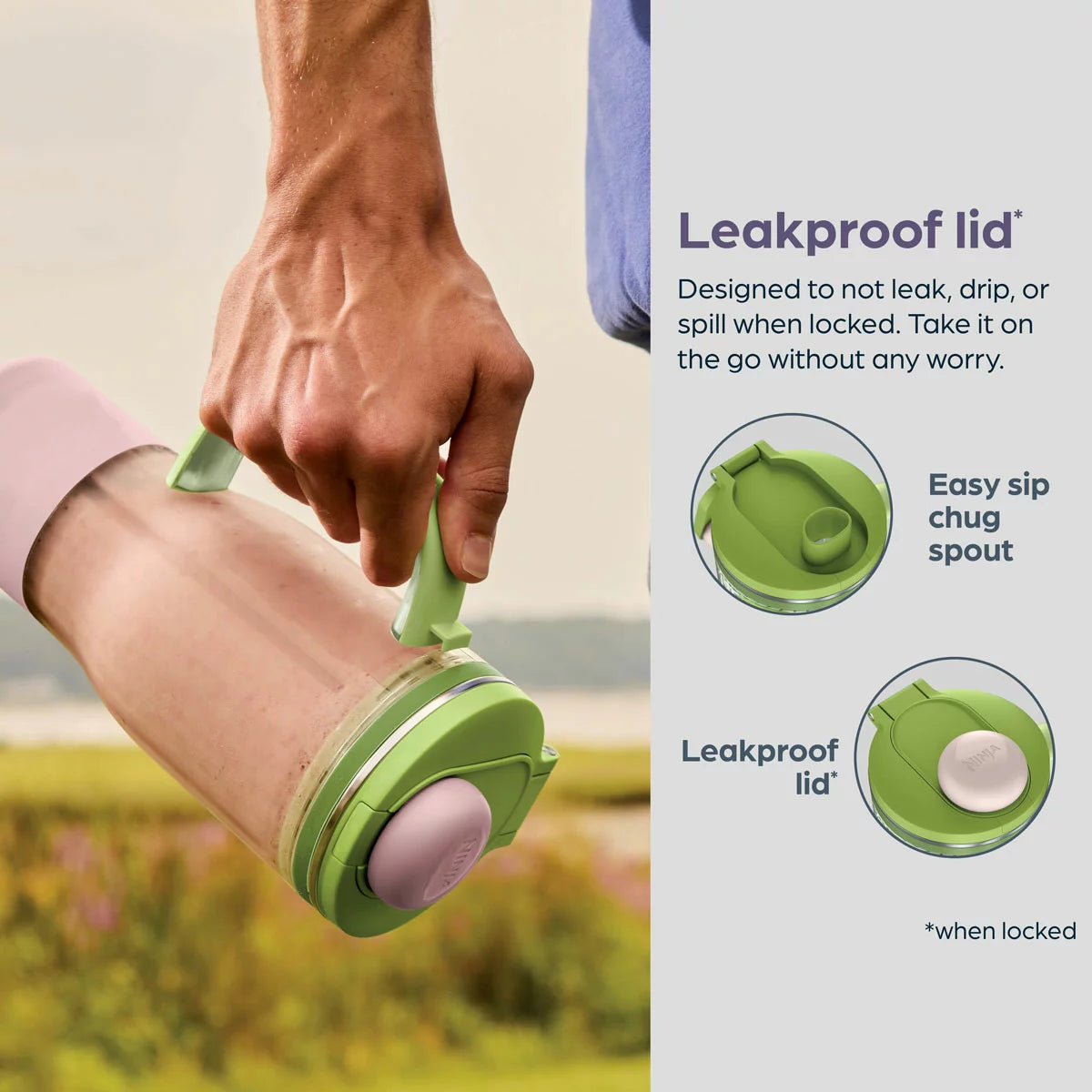 Ninja BlendBoss Tumbler Blender | Portable Smoothie Blending | Fitness Enthusiasts