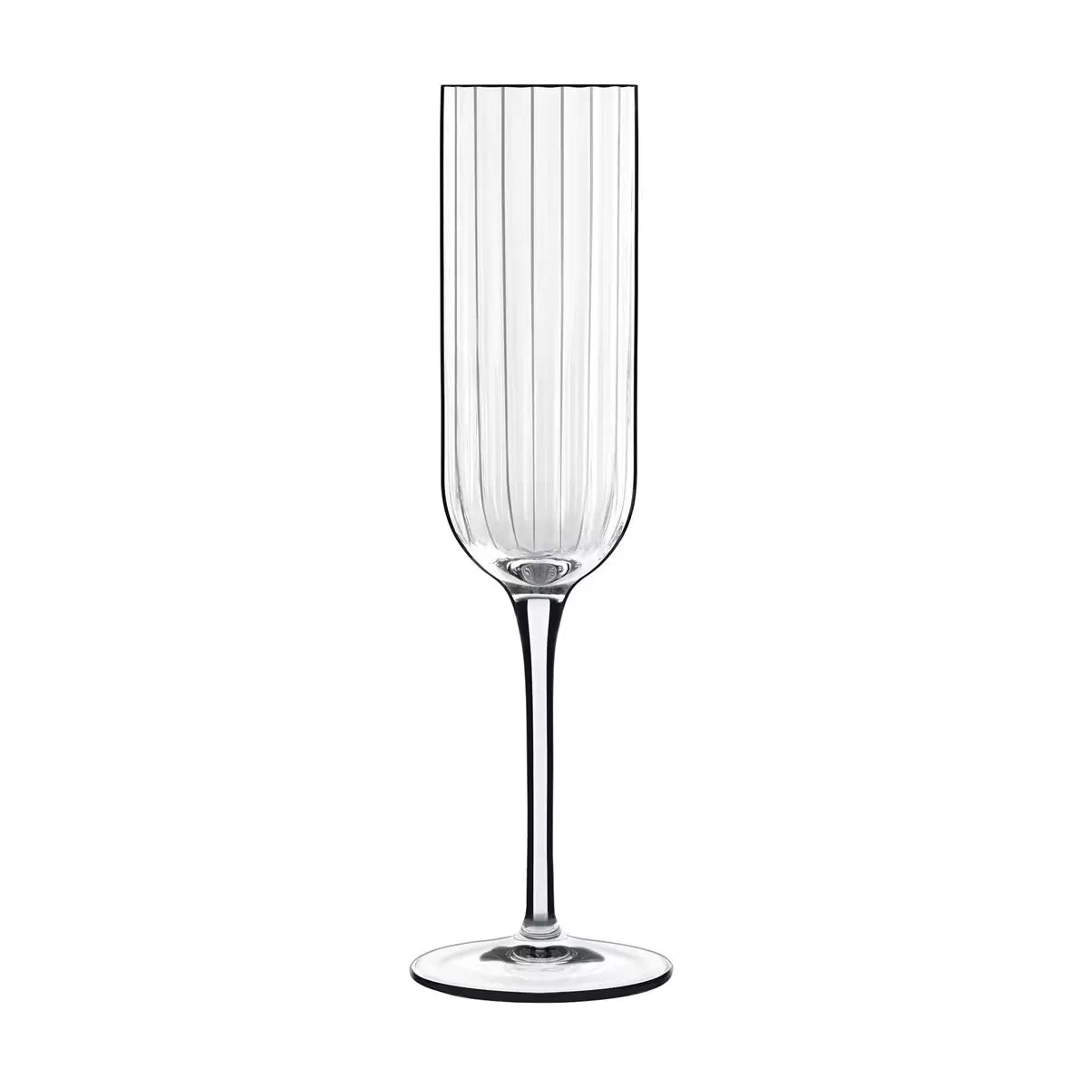 Luigi Bormioli Bach Flute Glasses 210ml 8 Pack | Elegant Sparkling Wine Presentation | Champagne & Prosecco Lovers