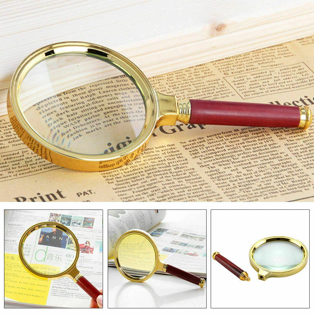 60mm handheld magnifying glass 15x loupe for reading and jewelry inspection-5