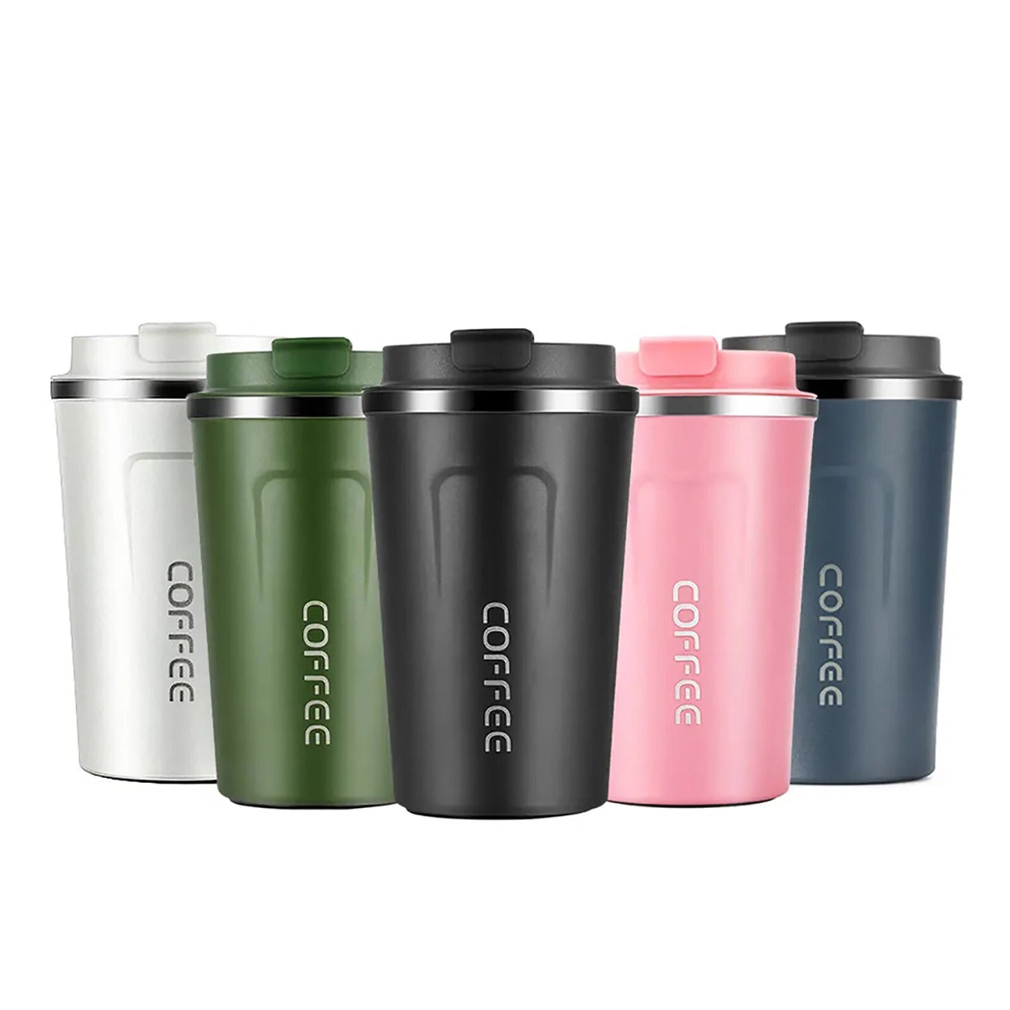 380ML stainless steel insulated thermal coffee mug travel flask with leakproof lid for hot and cold drinks