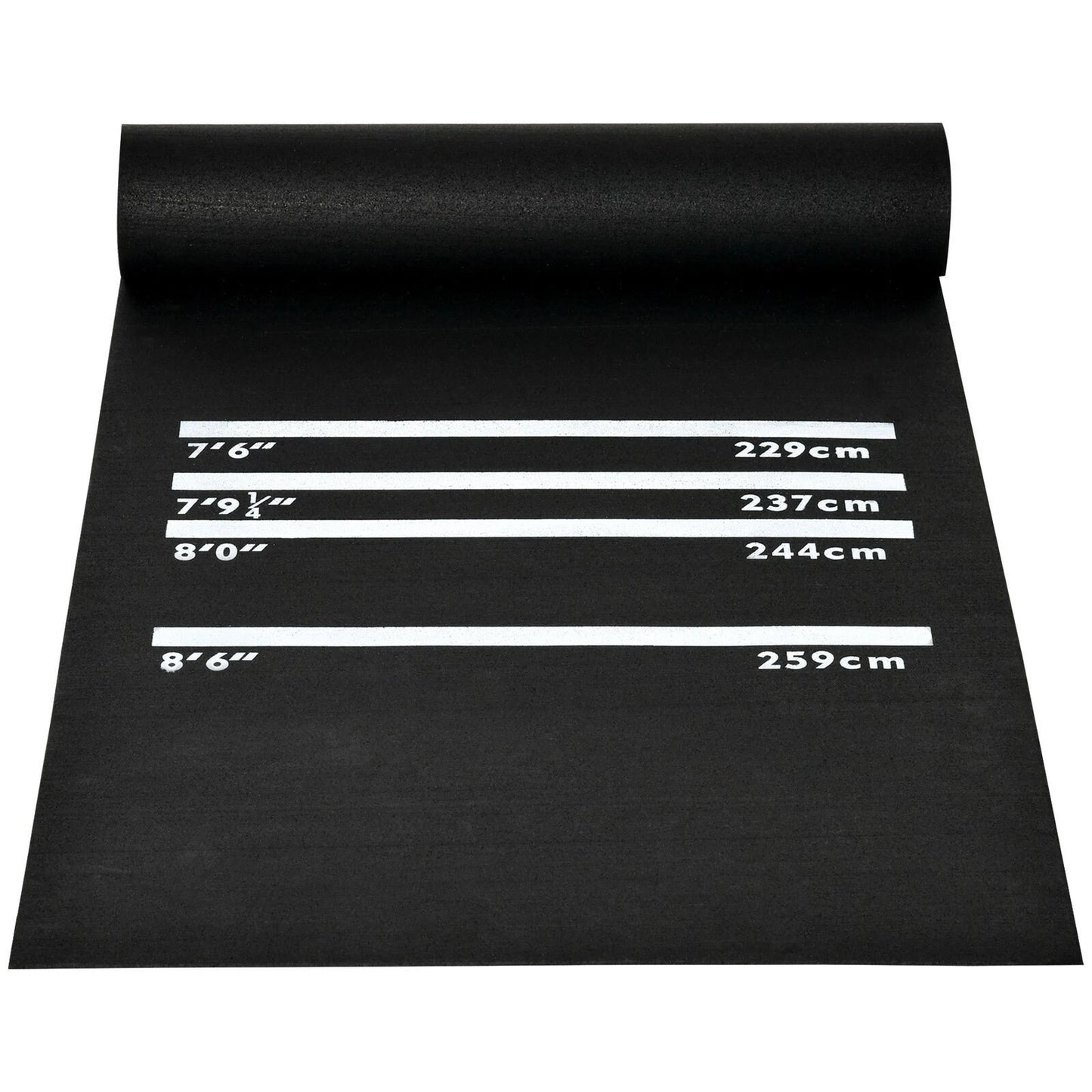 Rubber professional dart mat with marked throwing distances for darts games-10