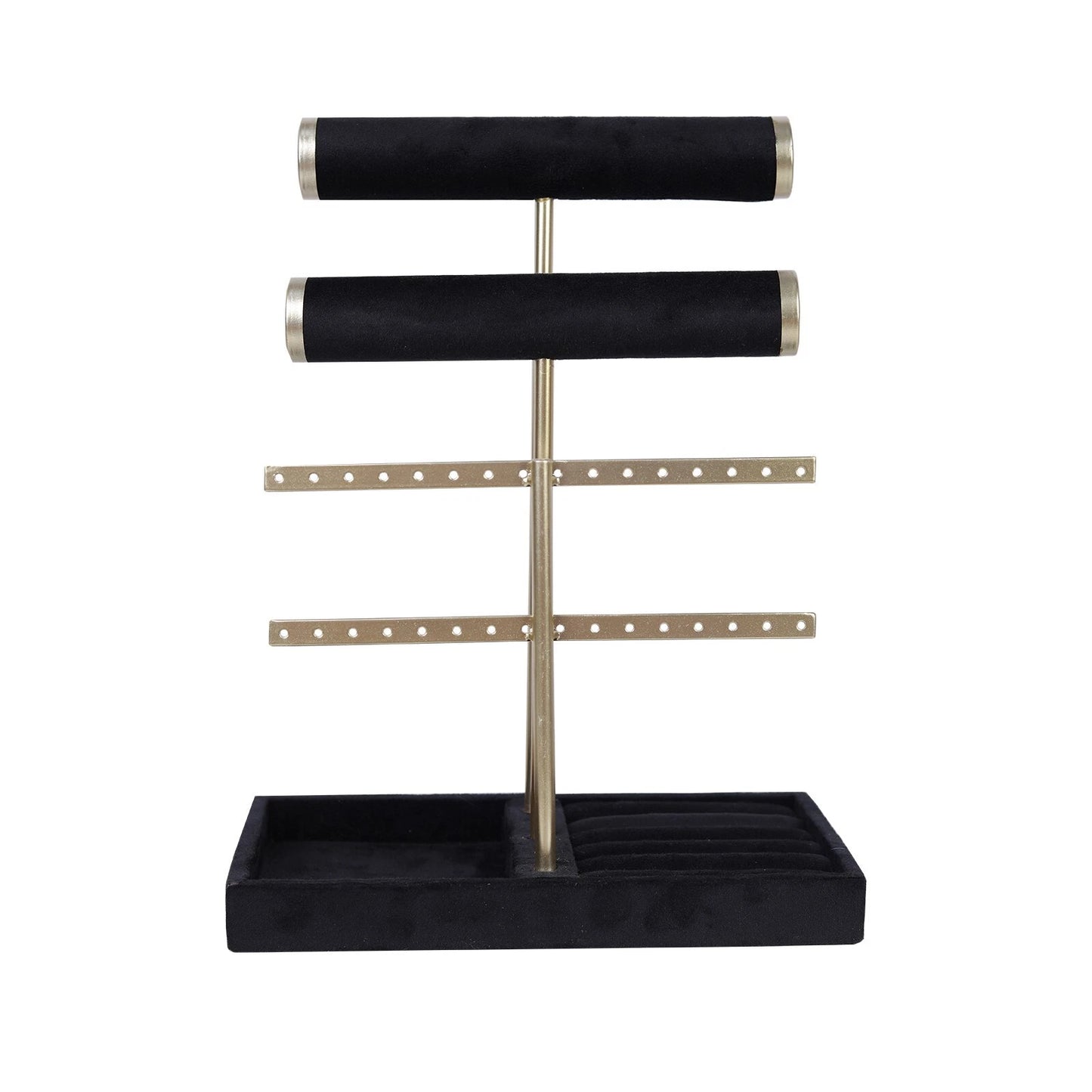 3 tier jewelry display stand for bracelets necklaces and earrings organization-7