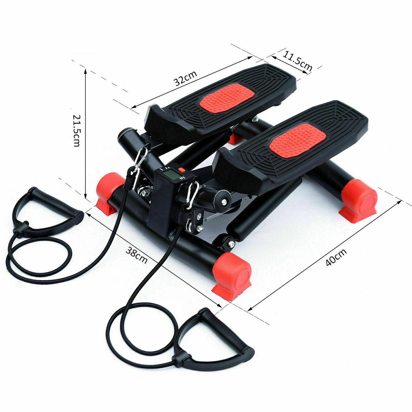 Mini stepper fitness exercise machine for leg arm thigh aerobic cardio workouts and compact home gym training-11