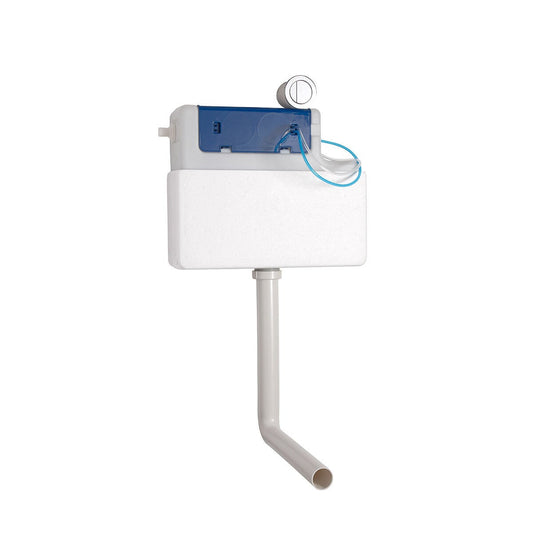 Tavistock Apex side inlet concealed cistern 6 litre dual flush