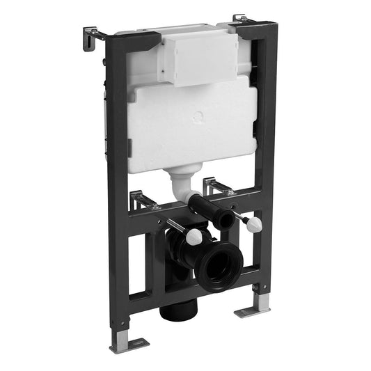 Tavistock 0.82m wall hung toilet frame and 6L cistern