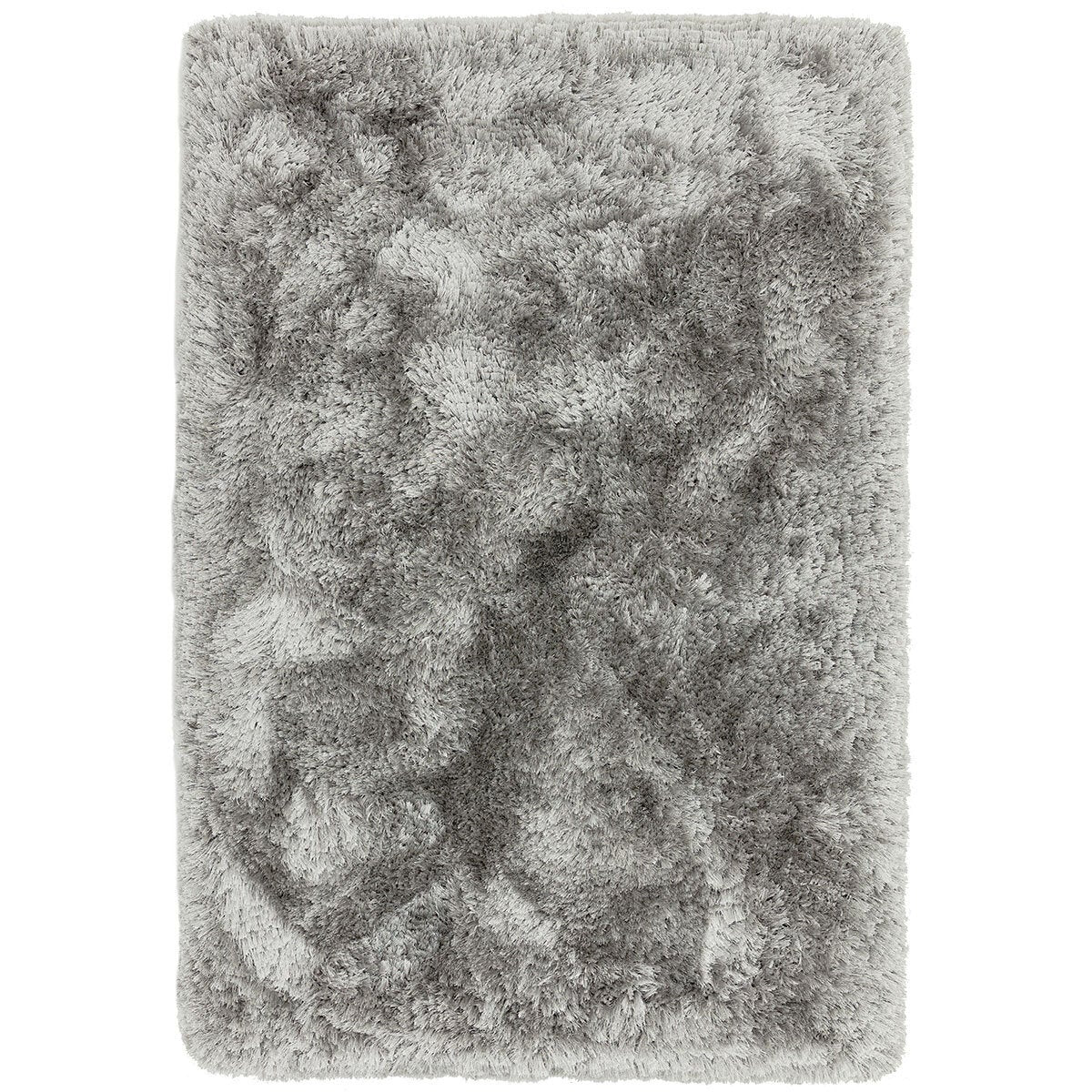 Plush Silver shaggy rug – alternate view 2