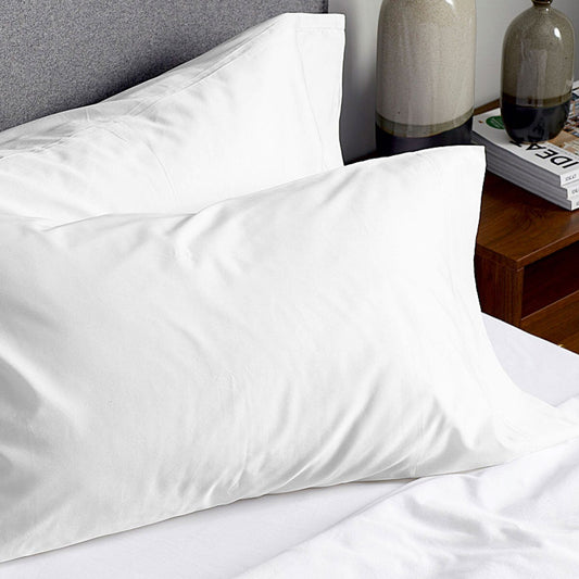 Purity Home 400 thread count cotton sateen pillowcase pair in blush