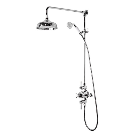 Tavistock Highbury exposed thermostatic two function shower in chrome