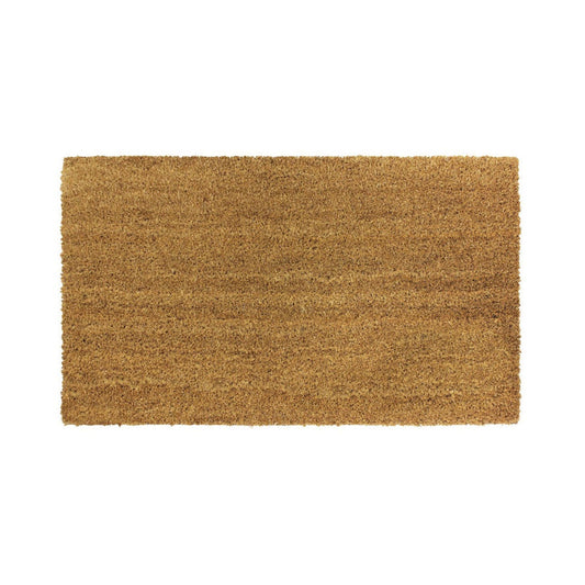 JVL Manor Natural Coir Latex-Backed Door Mat, 40 x 70 cm