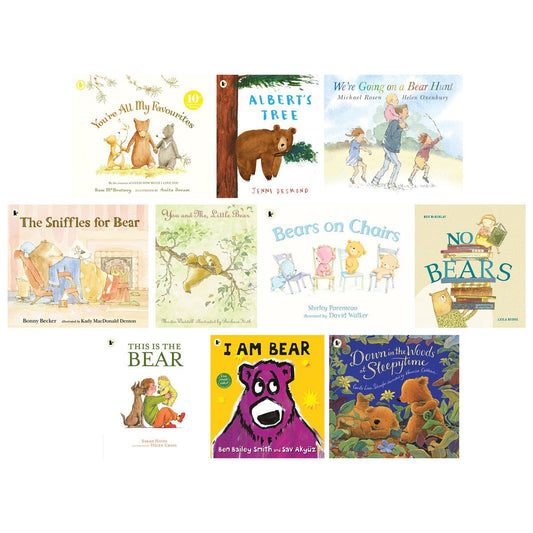 Best of Bears 10-book paperback picture book collection in zip-lock case