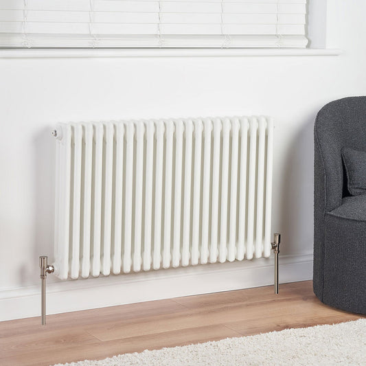 Ultraheat white 3 column steel radiator