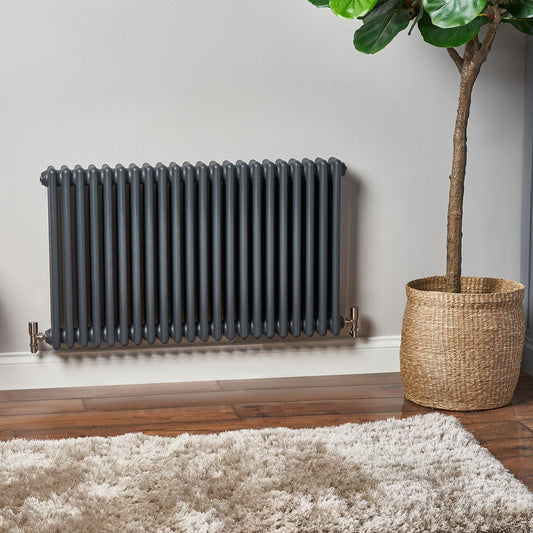 Ultraheat anthracite 3 column steel radiator
