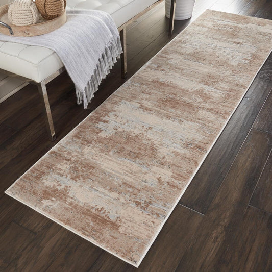 Nourison Rustic Textures Blended Beige Runner 66 x 236 cm