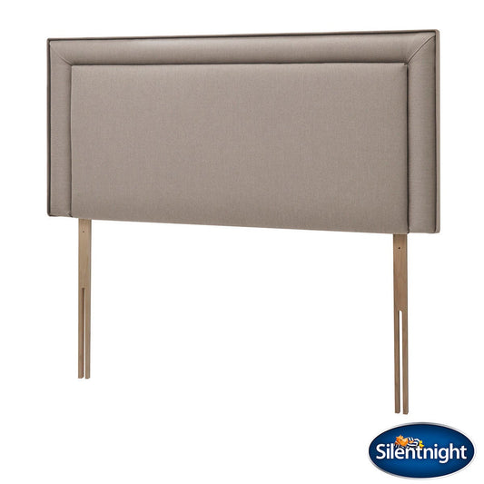 Silentnight Malvern fabric headboard in Sandstone