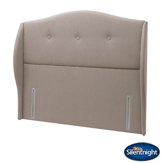Silentnight Camden Sandstone Full Height Buttoned Headboard