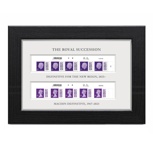 Royal Mail Royal Succession framed stamps limited edition
