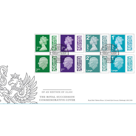 Royal Mail The Royal Succession commemorative cover limited edition