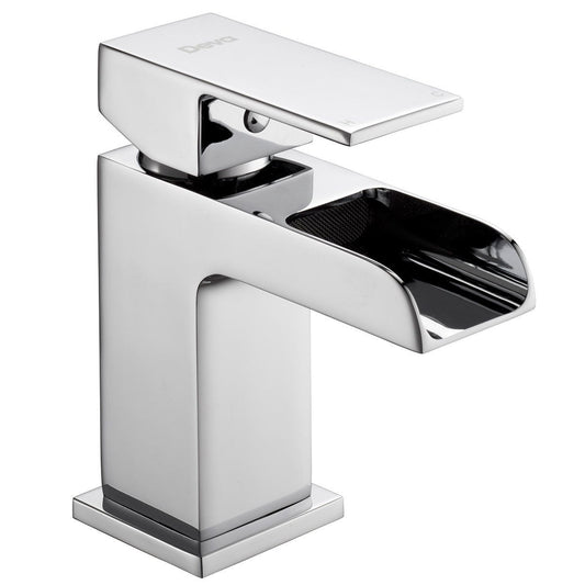 Deva Sparkle SPA2113 chrome mono basin mixer tap with waterfall spout