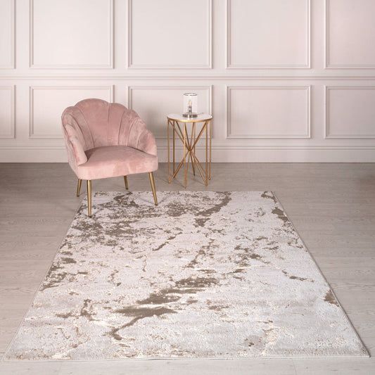 Asiatic Aurora strata metallic abstract rug, 160 x 230 cm or 200 x 290 cm