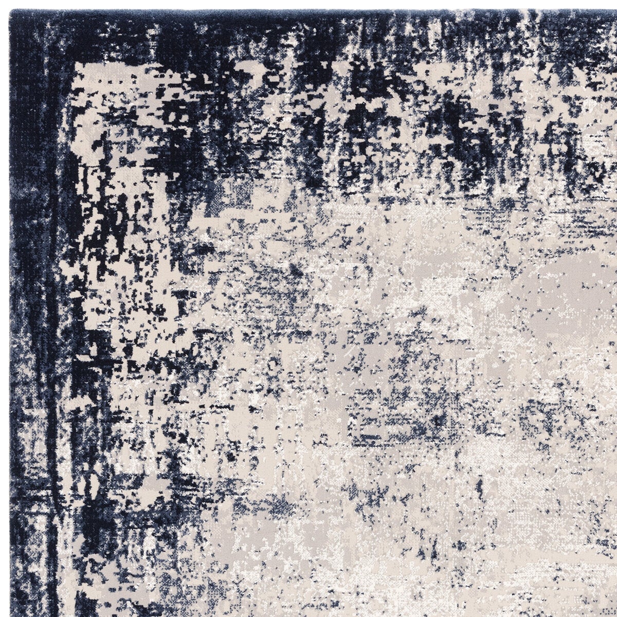 Kuza Border Navy Rug – alternate view 3