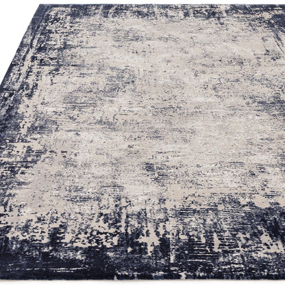 Kuza Border Navy Rug – alternate view 5