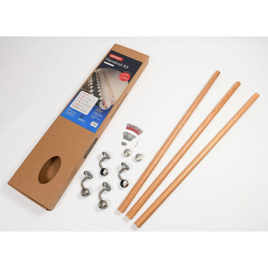 Rothley Oak wood finish handrail kit, 3600 mm