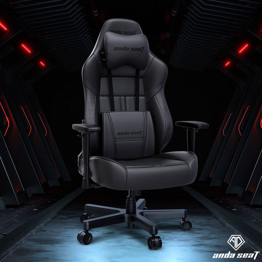 Anda Seat Dark Demon Dragon black PVC leather gaming chair