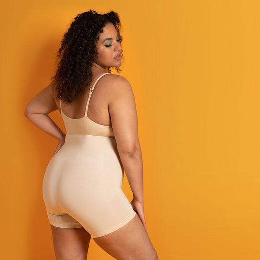 Evenlina Sculpting shapewear shorts in almond