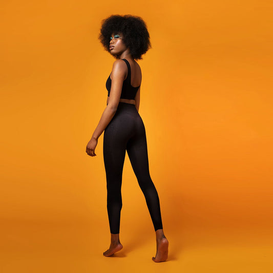 Evenlina full length firm compression leggings noir