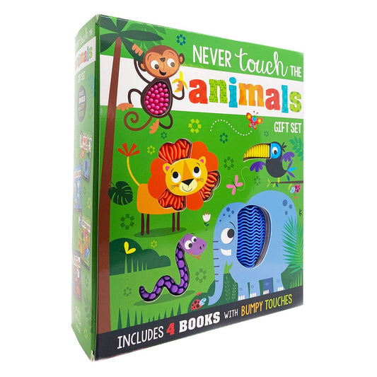 Never Touch the Animals 4 board book gift set in slipcase
