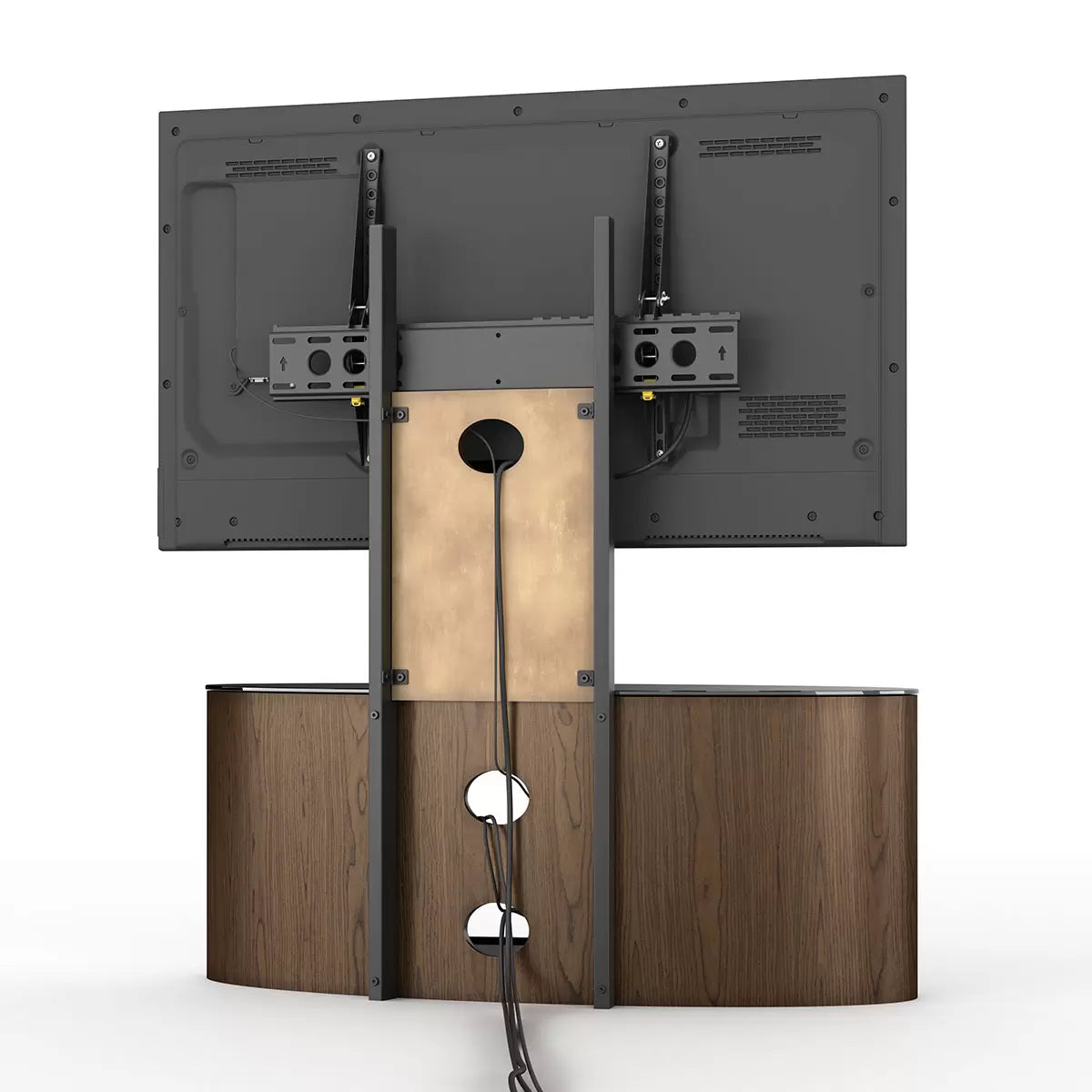AVF Buckingham 1000 TV stand for TVs up to 65 inches with storage shelves, cable management, and modern stable design for living rooms