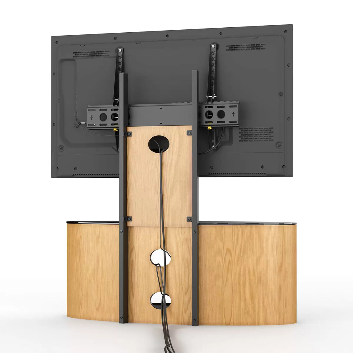 AVF Buckingham 1000 TV stand for TVs up to 65 inches with storage shelves, cable management, and modern stable design for living rooms