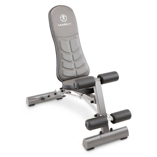 Marcy SB-10100 deluxe folding utility weight bench black