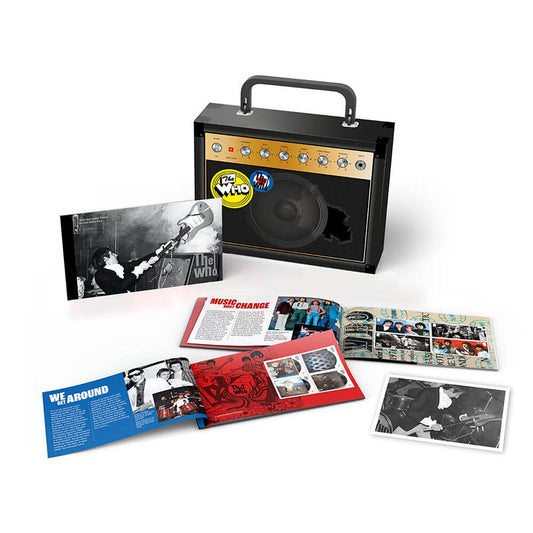 Royal Mail The Who limited edition Prestige Stamp Book in speaker-style box