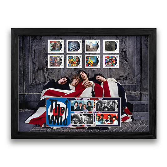 Royal Mail The Who framed stamps and miniature sheet