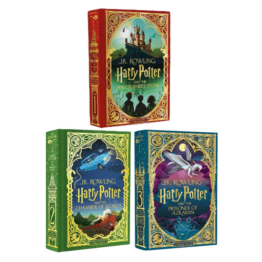 Harry Potter MinaLima illustrated hardback edition by J.K. Rowling