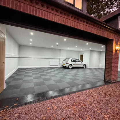 Klikflor RX500 7mm Recycled Garage Floor Bundle | Durable Interlocking Flooring | Garage and Workshop Renovations