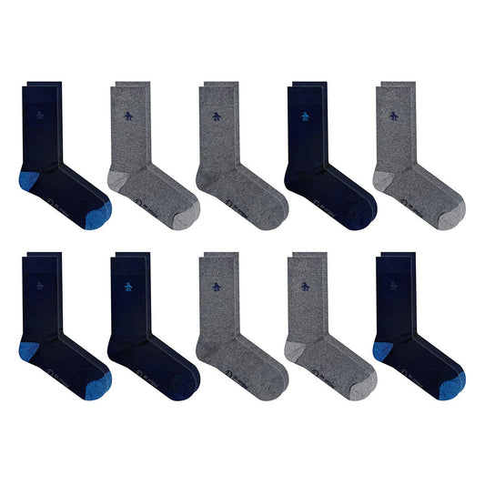 Original Penguin men's organic cotton socks, 10 pack, UK 7-11