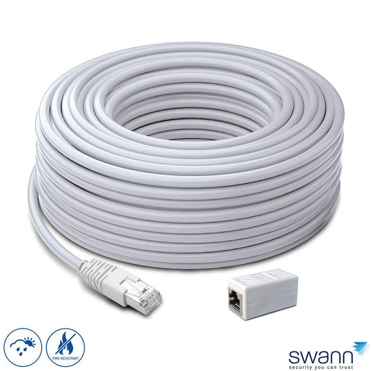 Swann 60m network extension cable SWNHD-60MCAT5E-GL