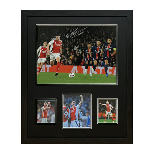 Allstarsignings Declan Rice Signed Framed Arsenal 16 x 12 Inch Photo